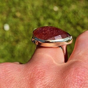 Strawberry Quartz Pear